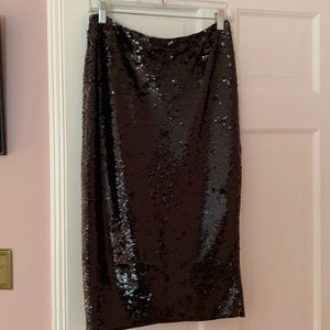 Michael Kors sequin pencil skirt sz S